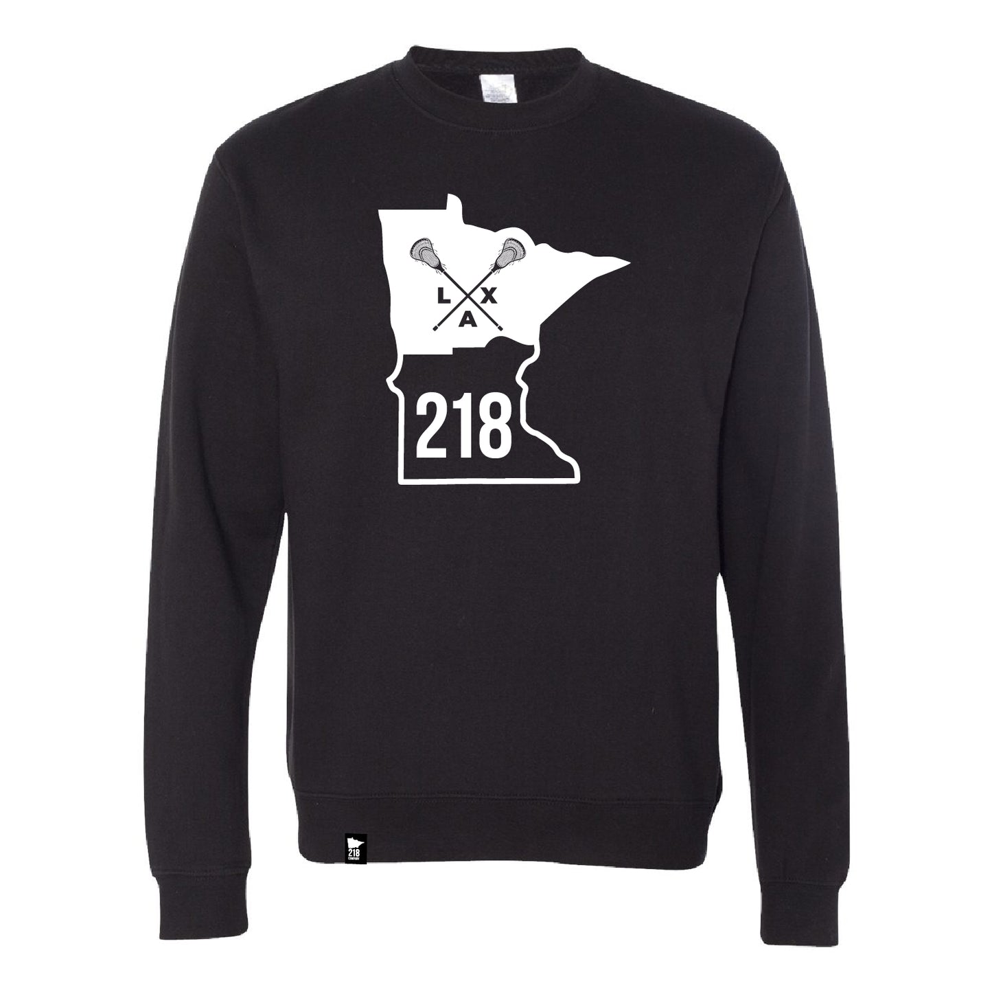 218 Lax Unisex Midweight Crewneck Sweatshirt