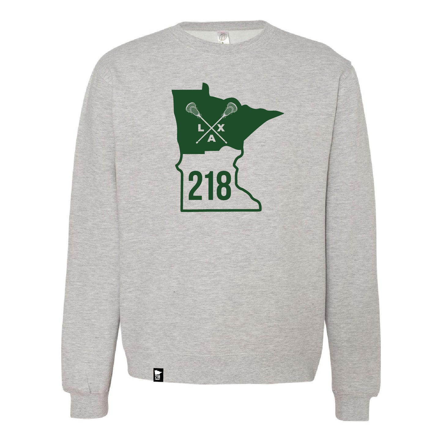 218 Lax Unisex Midweight Crewneck Sweatshirt