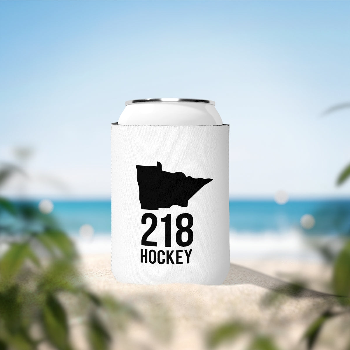 218 Hockey Can Cooler Sleeve